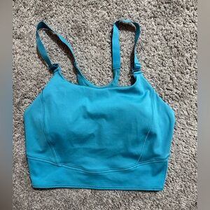 Teal All in Motion Long Line Sports Bra / Crop - Size Small EUC